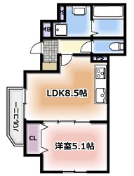 スリール明和Ⅰの物件間取画像